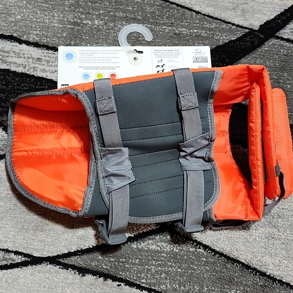 OUTWARD HOUND GRANBY SPLASH REFLECTIVE MAXIUMUM BUOYANCY DOG LIFE JACKET MED